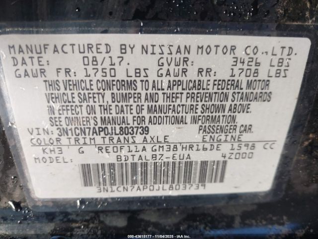 Nissan Versa 1.6 Sv Image 8