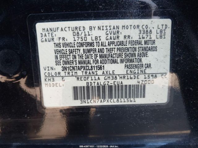 Nissan Versa 1.6 Sl Image 8