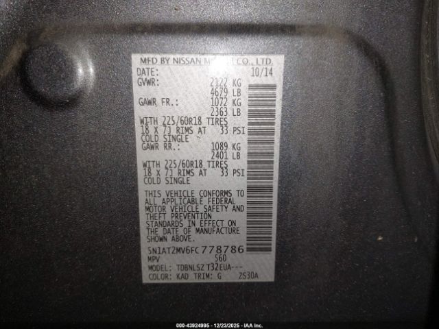 Nissan Rogue Sl Image 16