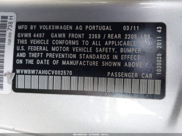 Volkswagen Eos Komfort Image 8