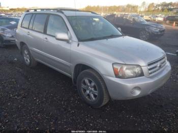  Salvage Toyota Highlander