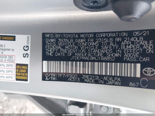 Toyota Corolla Le Image 9