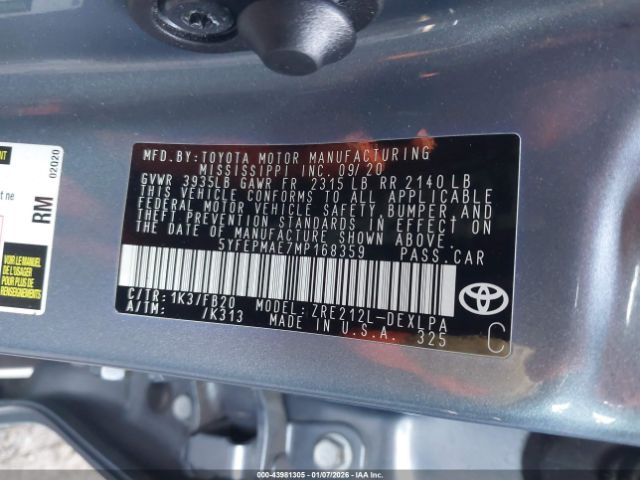 Toyota Corolla Le Image 9