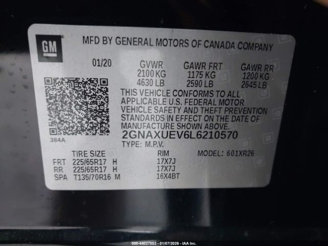 Chevrolet Equinox Awd Lt 1.5l Turbo Image 8