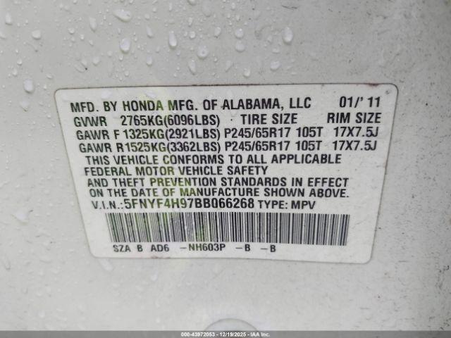 Honda Pilot Touring Image 9