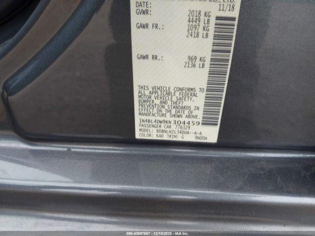 Nissan Altima 2.5 Sv Image 8