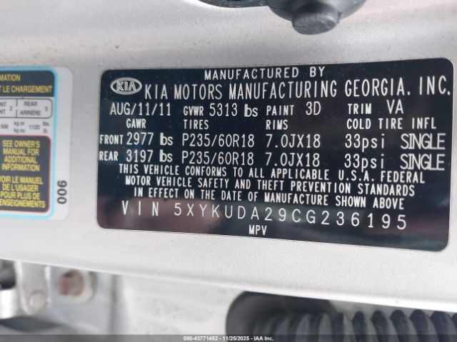 Kia Sorento Ex V6 Image 8