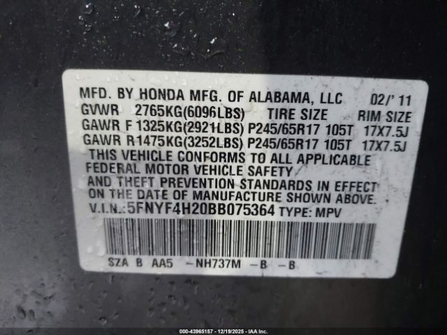 Honda Pilot Lx Image 7