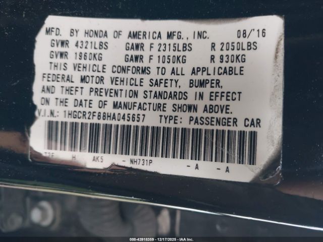 Honda Accord Ex-l Image 11