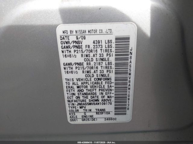 Nissan Rogue S Image 7