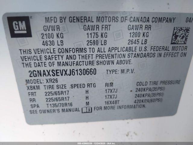 Chevrolet Equinox Lt Image 9