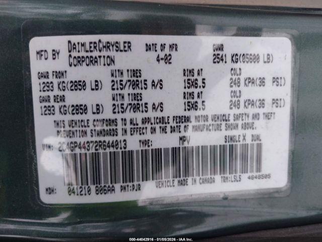 Chrysler Town & Country Lx Image 7